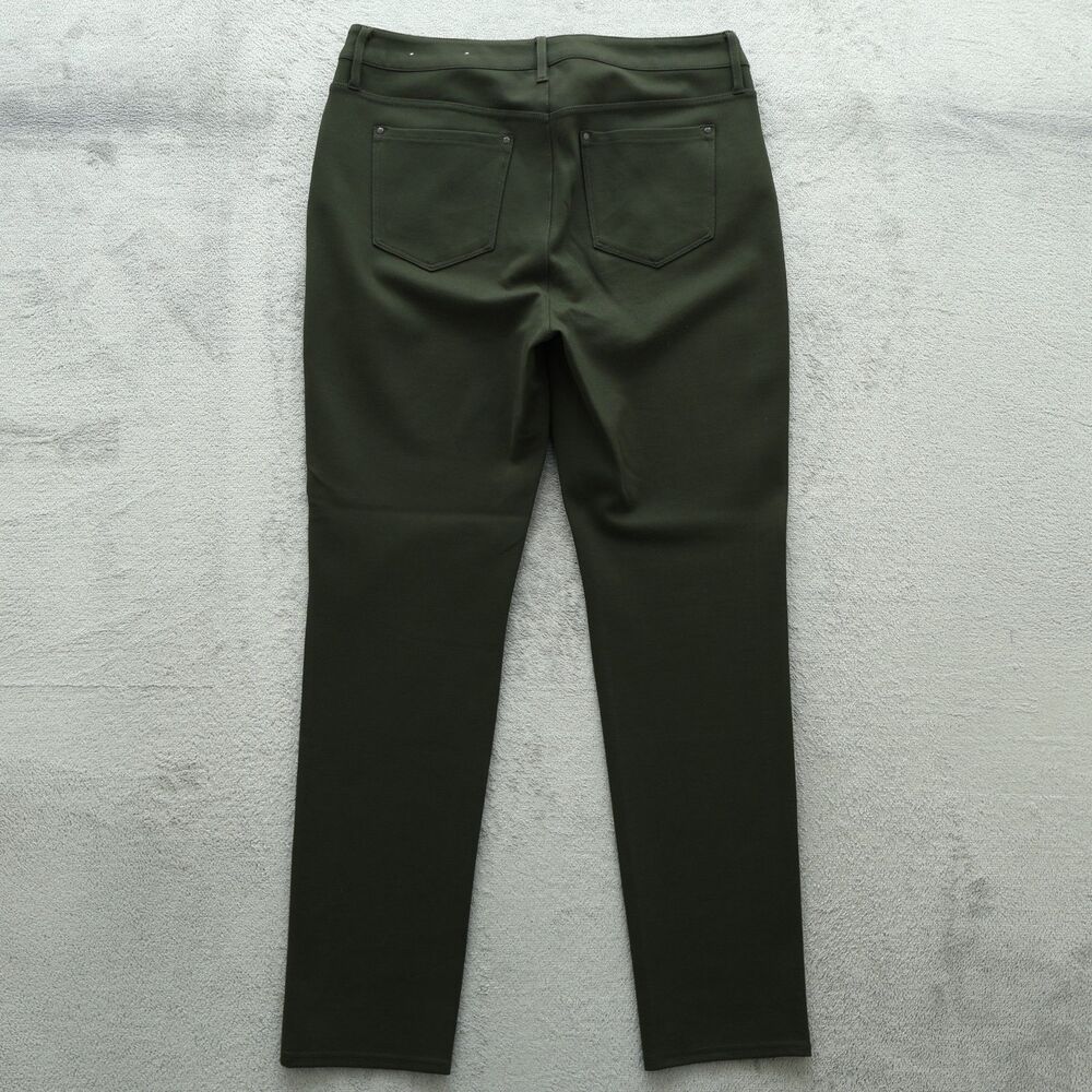 Chico's Pants Women's  Size 1R US-8 Green High-Rise Skinny 30" Inseam Stretch - Picture 12 of 16